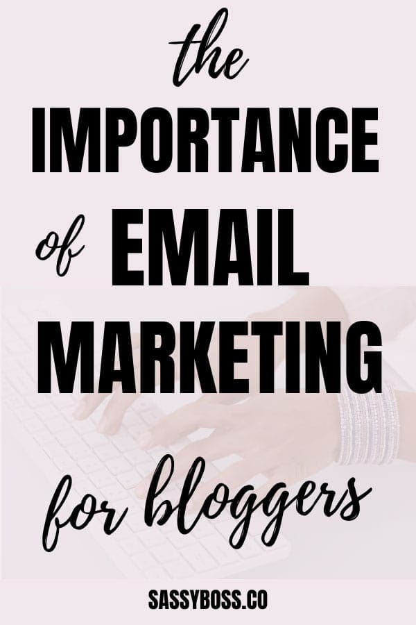 importance of email marketing for bloggers
